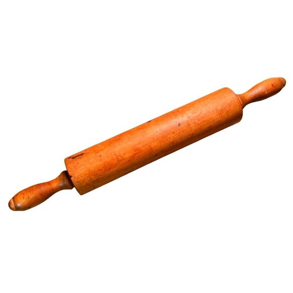 Vintage wooden rolling pin 20 inch - Picture 2 of 9